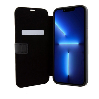 Mercedes Leather Wave Pattern iPhone 15 Pro Case - Black