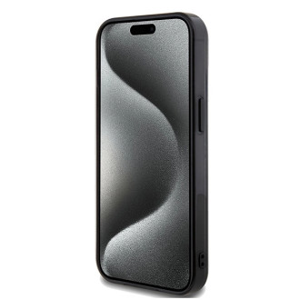 Mercedes Double Layer Crossed Lines MagSafe case for iPhone 15 - black