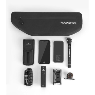 Rockbros AS-043 bicycle bag with Velcro 3l - black
