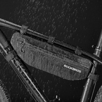 Rockbros AS-043 bicycle bag with Velcro 3l - black