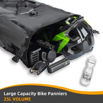 Rockbros 30140022001 waterproof bicycle bag for trunk - black