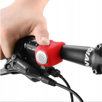 Rockbros CB1709RD electronic bicycle bell - red