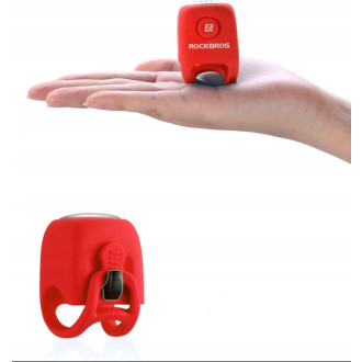 Rockbros CB1709RD electronic bicycle bell - red