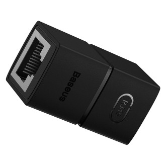 Baseus AirJoy Series Ethernet cable connector RJ-45 2 pcs - black