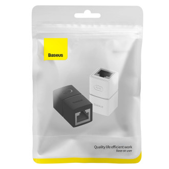 Baseus AirJoy Series Ethernet cable connector RJ-45 2 pcs - black
