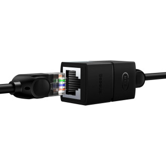 Baseus AirJoy Series Ethernet cable connector RJ-45 2 pcs - black