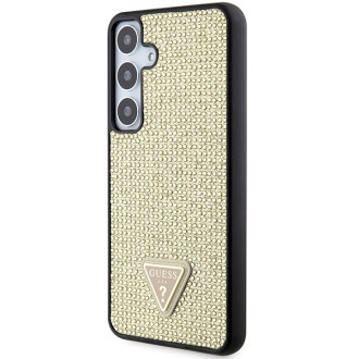 Guess Rhinestone Triangle case for Samsung Galaxy S24 - gold