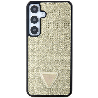 Guess Rhinestone Triangle case for Samsung Galaxy S24 - gold