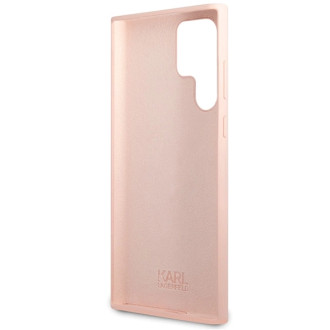 Karl Lagerfeld Silicone Choupette case for Samsung Galaxy S24 Ultra - pink