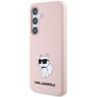 Karl Lagerfeld Silicone Choupette case for Samsung Galaxy S24+ - pink