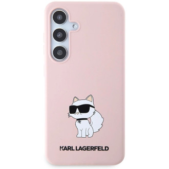 Karl Lagerfeld Silicone Choupette case for Samsung Galaxy S24+ - pink