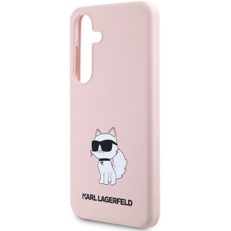 Karl Lagerfeld Silicone Choupette case for Samsung Galaxy S24+ - pink