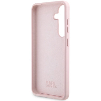 Karl Lagerfeld Silicone Choupette case for Samsung Galaxy S24+ - pink