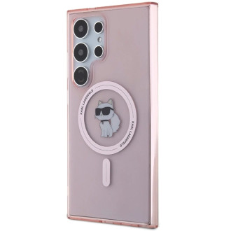 Karl Lagerfeld IML Choupette MagSafe case for Samsung Galaxy S24 Ultra - pink
