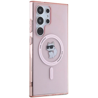 Karl Lagerfeld IML Choupette MagSafe case for Samsung Galaxy S24 Ultra - pink
