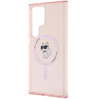 Karl Lagerfeld IML Choupette MagSafe case for Samsung Galaxy S24 Ultra - pink