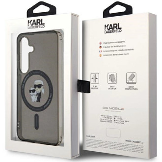 Karl Lagerfeld IML Karl&amp;Choupette MagSafe case for Samsung Galaxy S24 - black