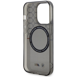 BMW Pattern MagSafe case for iPhone 15 Pro - gray