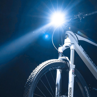 Rockbros RHL600 front bicycle light 600lm 2600mAh IPX6 - black