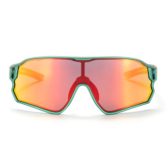 Rockbros 14110009002 polarized cycling glasses for children 8-14 years old - green