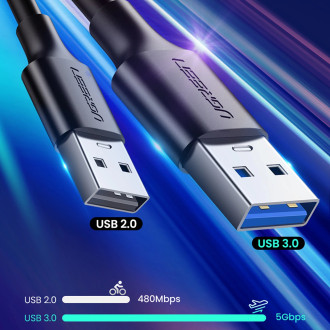 Ugreen US184 20883 USB-A 3.0 / USB-C 3A cable 1.5m - black