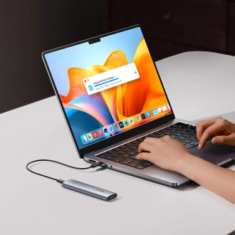 Baseus FlyJoy M.2 NVMe 10 Gb/s SSD drive bay - gray