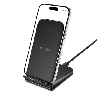 Tech-Protect QI15W-S2 15W inductive charger in the form of a stand - black
