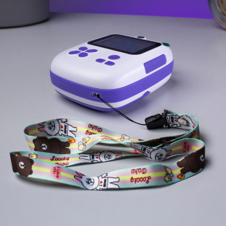 Mini Thermal Printer for Kids with Camera and Camcorder - Purple