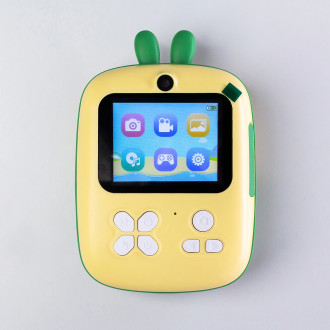 Mini Thermal Printer for Kids with Camera and Camcorder - Green