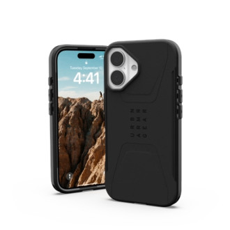 UAG Civilian Magsafe iPhone 16 Case - Black