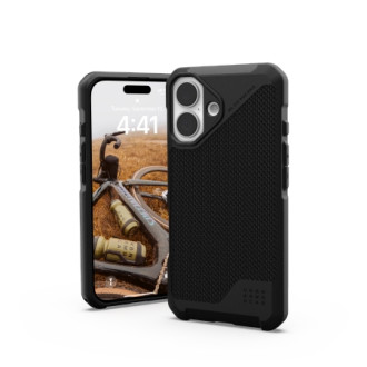 UAG Metropolis LT Magsafe iPhone 16 Case - Black