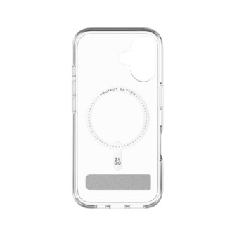 ZAGG Crystal Palace Snap Kickstand MagSafe Case for iPhone 16 - Clear