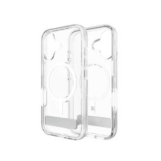 ZAGG Crystal Palace Snap Kickstand MagSafe Case for iPhone 16 - Clear