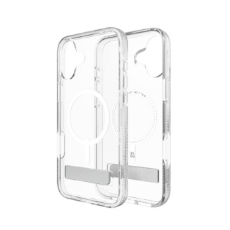 ZAGG Crystal Palace Snap Kickstand MagSafe Case for iPhone 16 Plus - Clear