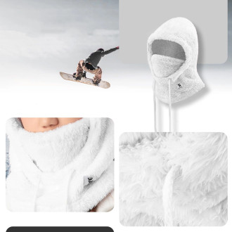 Qunature Arctic Velvet Ski Balaclava Size L - White