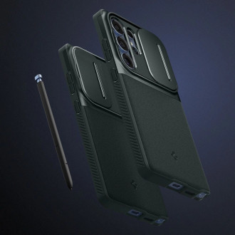 Spigen Optik Armor Case for Samsung Galaxy S25 Ultra - Green