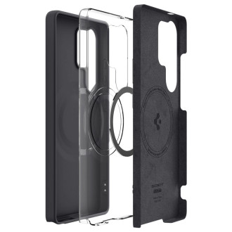 Spigen Silicone Fit Mag Case for Samsung Galaxy S25 Ultra - Black