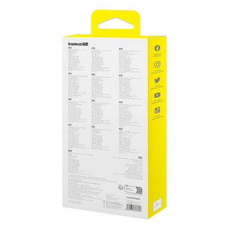 HUB 10in1 Baseus Metal Gleam Series USB-C na USB-C PD / USB-C / 3x USB-A / 2x HDMI / RJ-45 / SD / TF - černá