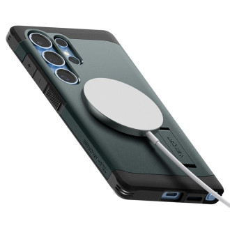 Spigen Tough Armor MagSafe Case for Samsung Galaxy S25 Ultra - Green