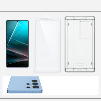 Spigen Elite Shield EZ FIT Hybrid Glass for Samsung Galaxy S25 Ultra - Transparent