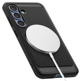 Spigen Rugged Armor Mag MagSafe Case for Samsung Galaxy S25 - Matte Black