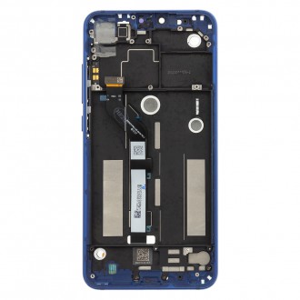 LCD Display + Dotyková Deska + Přední Kryt pro Xiaomi Mi8 Lite Blue (Service Pack)