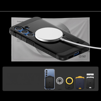 Spigen Tough Armor MagSafe case for Samsung Galaxy S25+ - black