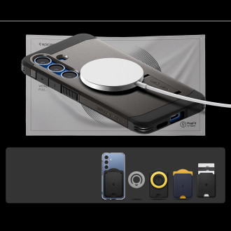 Spigen Tough Armor MagSafe Case for Samsung Galaxy S25+ - Gray