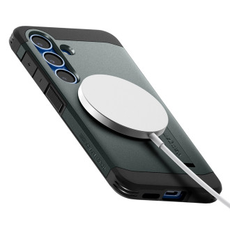 Spigen Tough Armor MagSafe Case for Samsung Galaxy S25+ - Green
