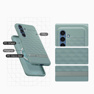 Caseology Parallax Mag MagSafe Case for Samsung Galaxy S25 Ultra - Green