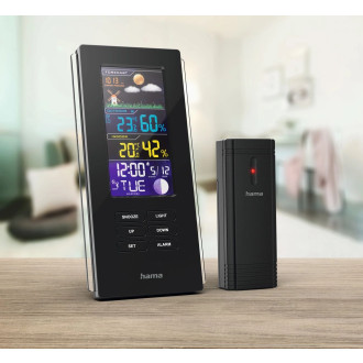 Hama Color Edge Weather Station - Black