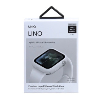 Uniq Lino case for Apple Watch 4 / 5 / 6 / SE 44mm - white