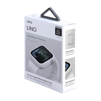 Uniq Lino case for Apple Watch 4 / 5 / 6 / SE 44mm - white