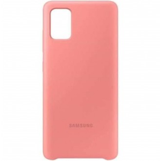 Samsung Silikonový Kryt pro Galaxy A71 Pink (EF-PA715TPE)